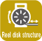 Reel disk structure