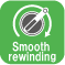 Smooth rewinding